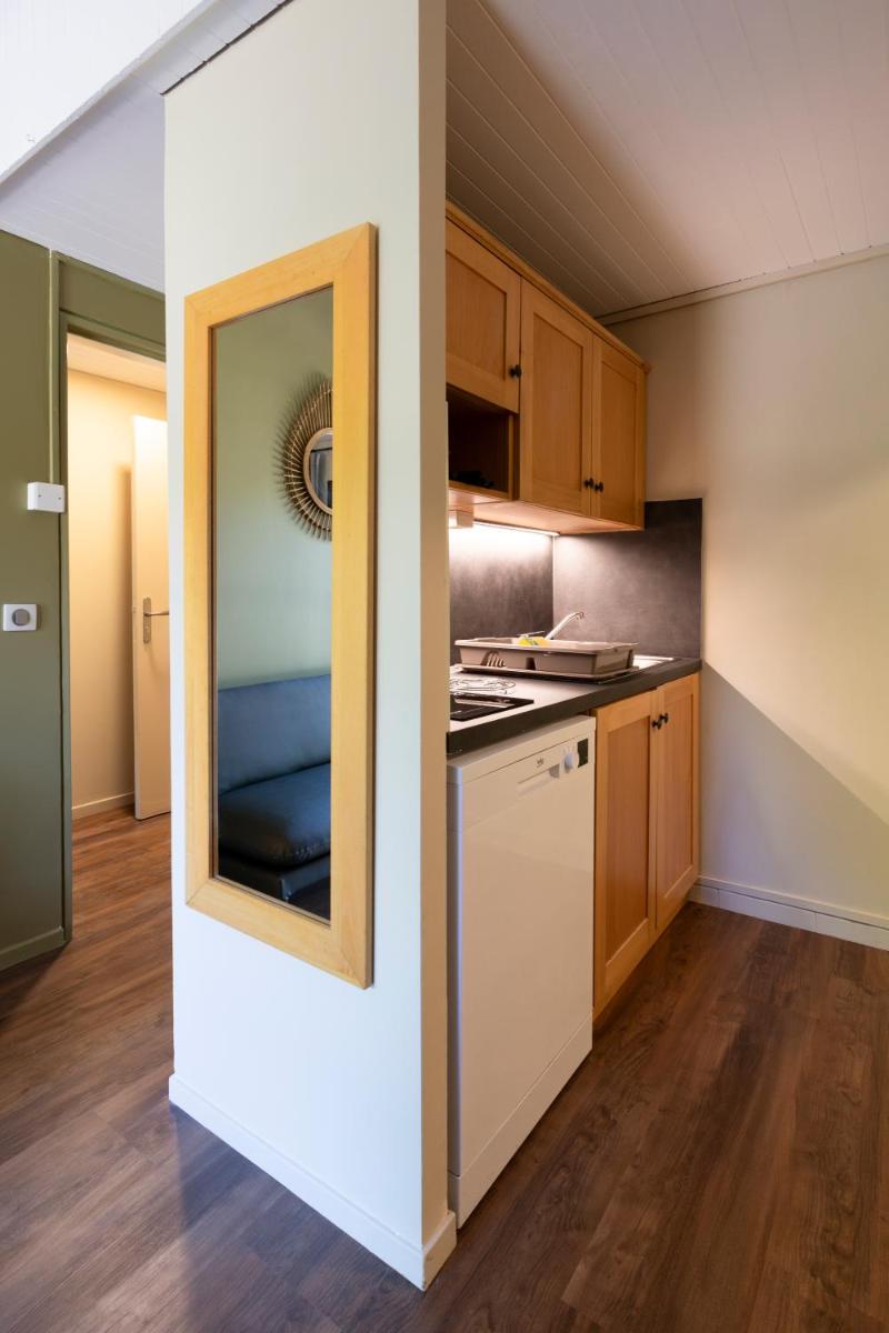Cuisine ou kitchenette dans l'établissement Club Vacances Bleues Domaine de Château Laval