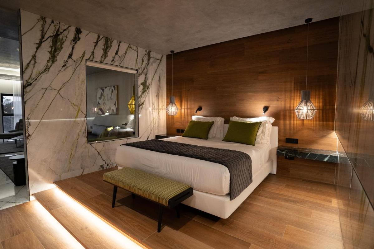 Uma cama ou camas num quarto em Alambique - Hotel Resort & Spa