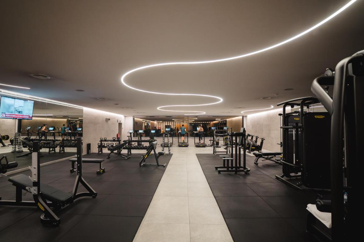 O centro de fitness e/ou as comodidades de fitness de Alambique - Hotel Resort & Spa