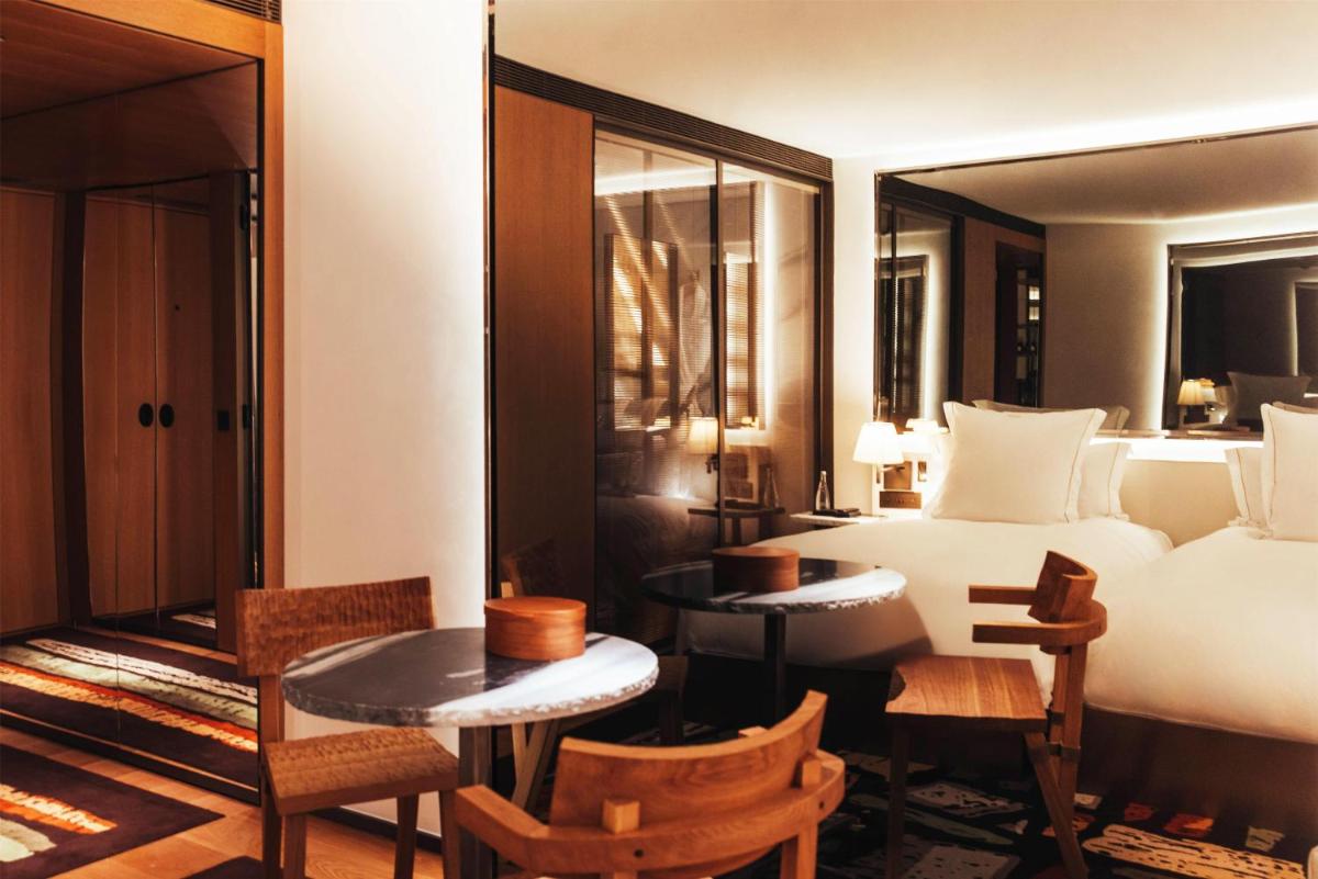 Coin salon dans l'établissement Hotel SAX Paris, LXR Hotels & Resorts