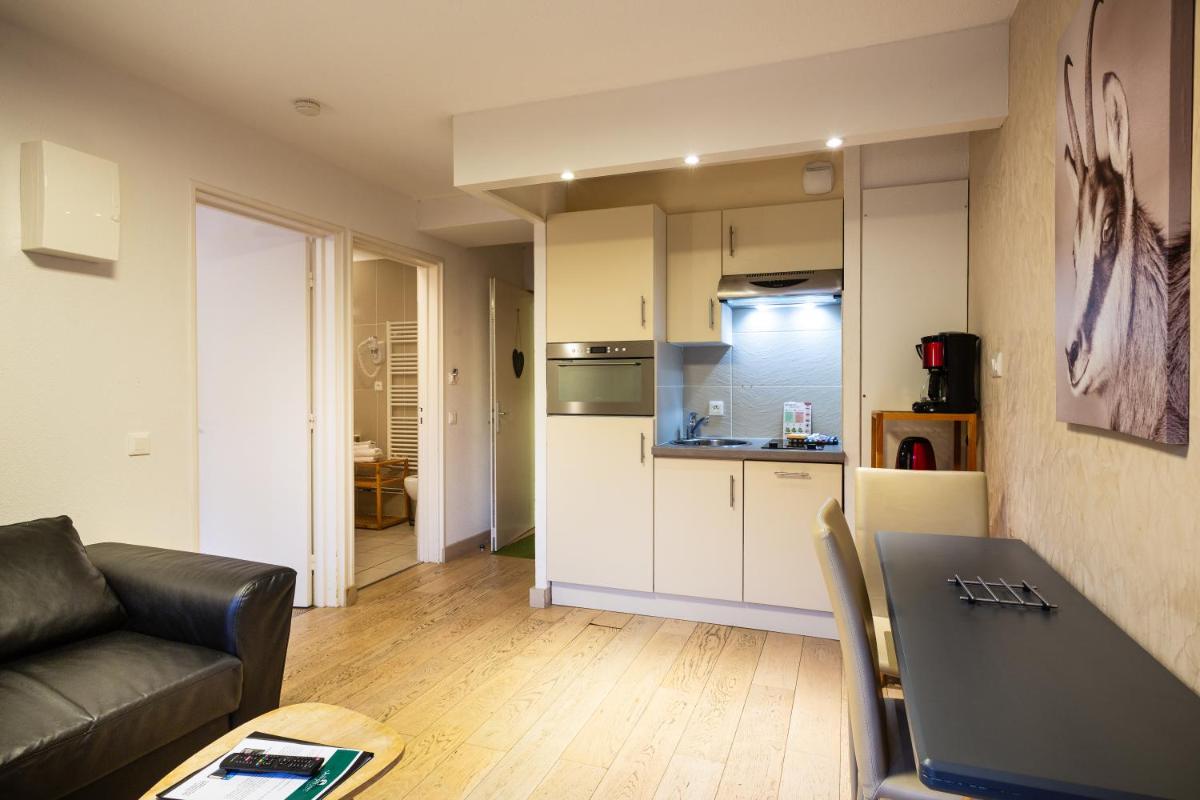 Cuisine ou kitchenette dans l'établissement Sancy Resort
