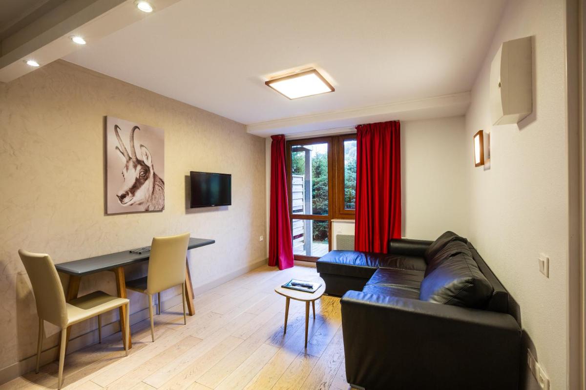 Coin salon dans l'établissement Sancy Resort