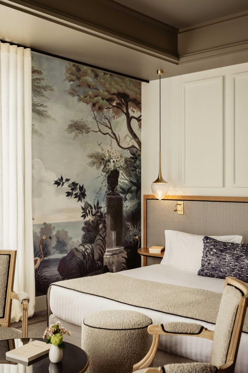 Coin salon dans l'établissement Hôtel & Spa de La Bretesche
