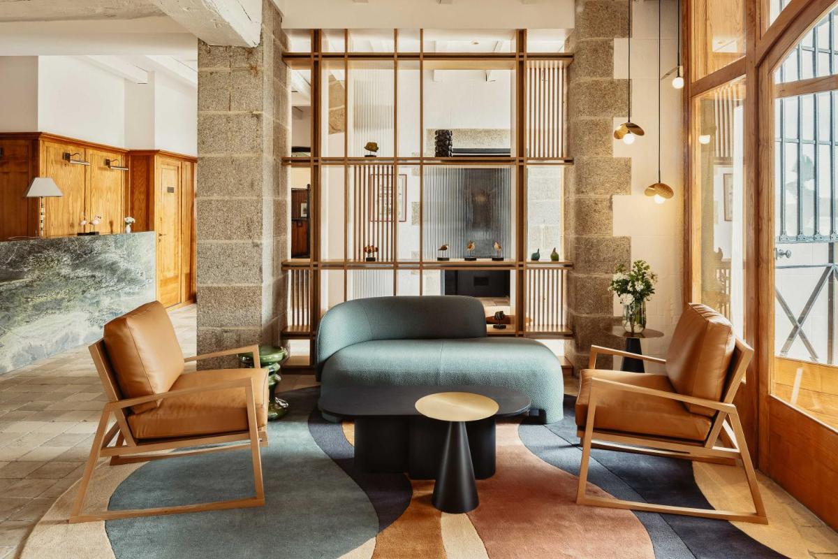 Coin salon dans l'établissement Hôtel & Spa de La Bretesche