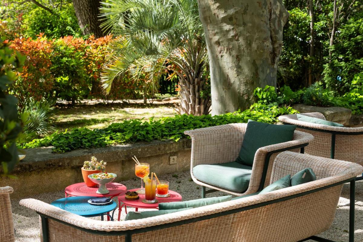 Jardin de l'établissement Hôtel - Restaurant & Spa La Magdeleine - Mathias Dandine