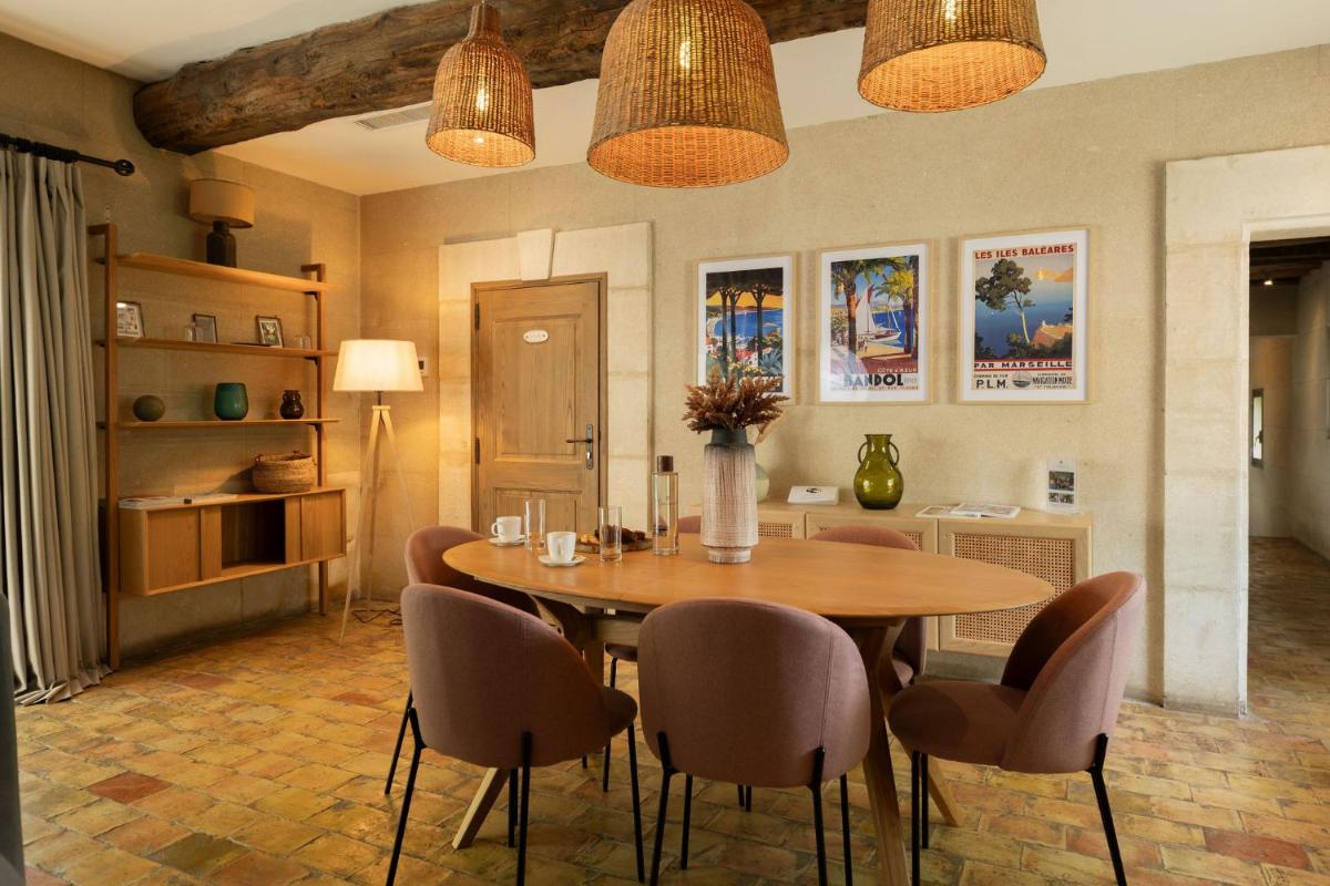 Cuisine ou kitchenette dans l'établissement Hôtel - Restaurant & Spa La Magdeleine - Mathias Dandine