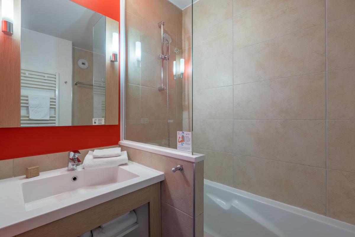 Salle de bains dans l'établissement Résidence Pierre & Vacances Atria-Crozats