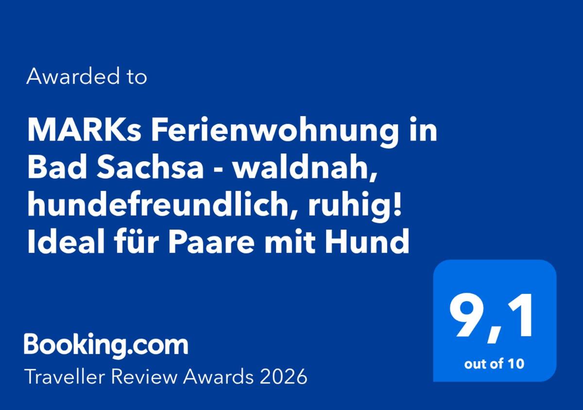 MARKs Ferienwohnung in Bad Sachsa - waldnah, hundefreundlich, ruhig! Ideal für Paare mit Hund - Housity