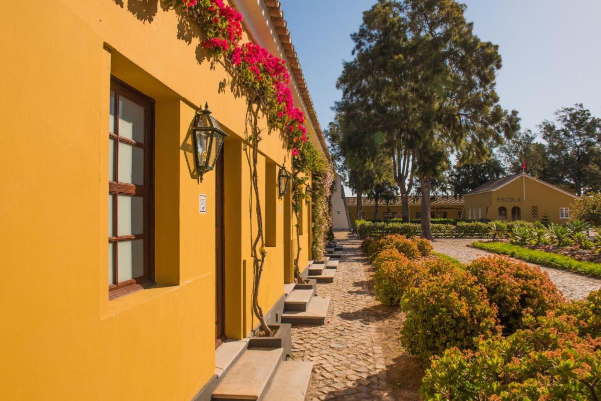 Um jardim no exterior de Vila Gale Albacora