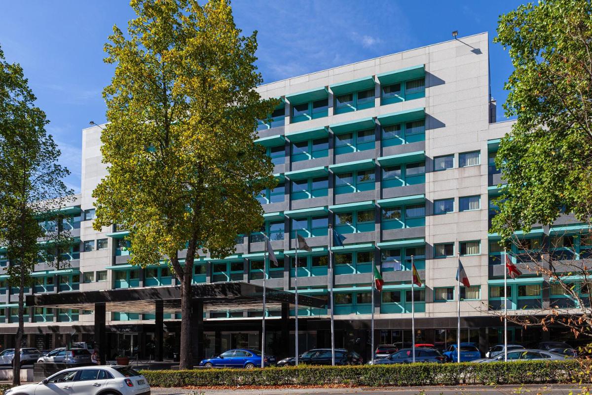 O edifício onde o hotel está situado