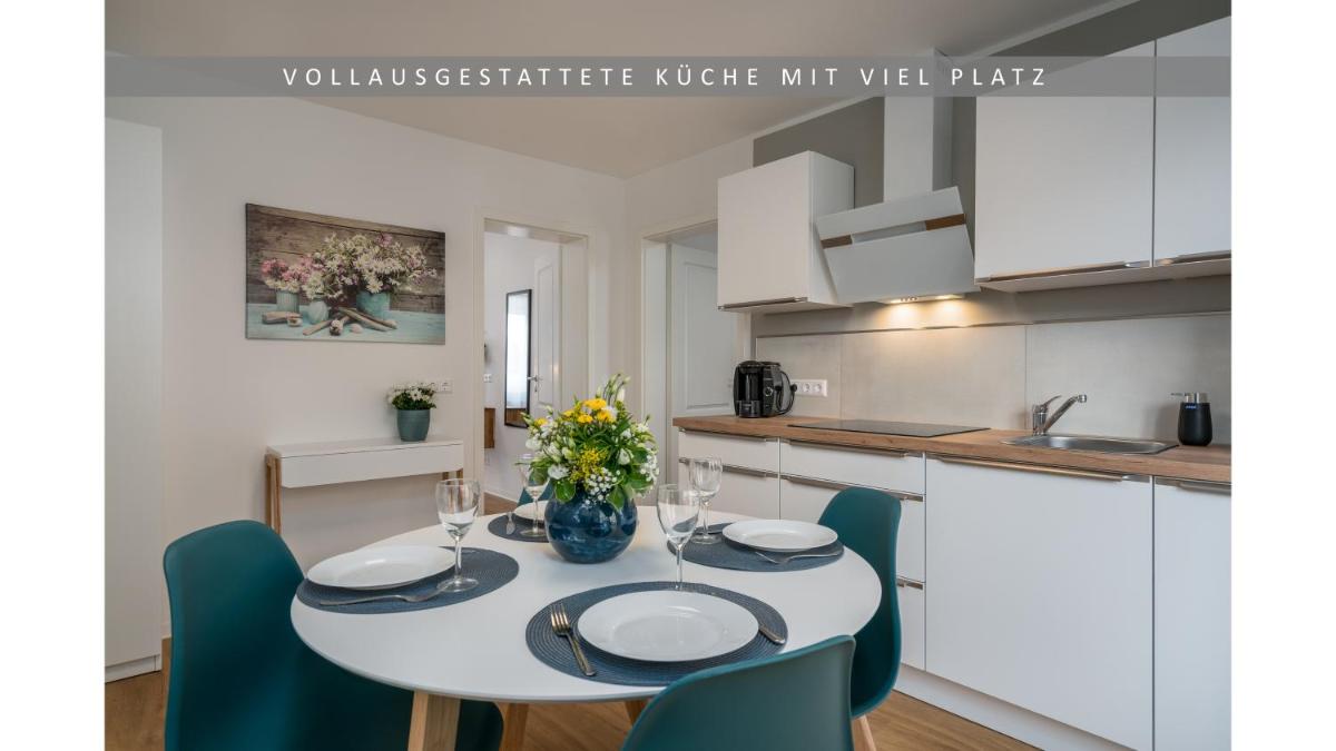 Hund ohne Aufpreis -Apartment Leinetal - Kamin in der Wohnung & Kaminholz kostenlos - Hochwertige Hotelbettwäsche, 7 min zur Seenplatte, privat Parkplatz - 1-3 Personen - Housity