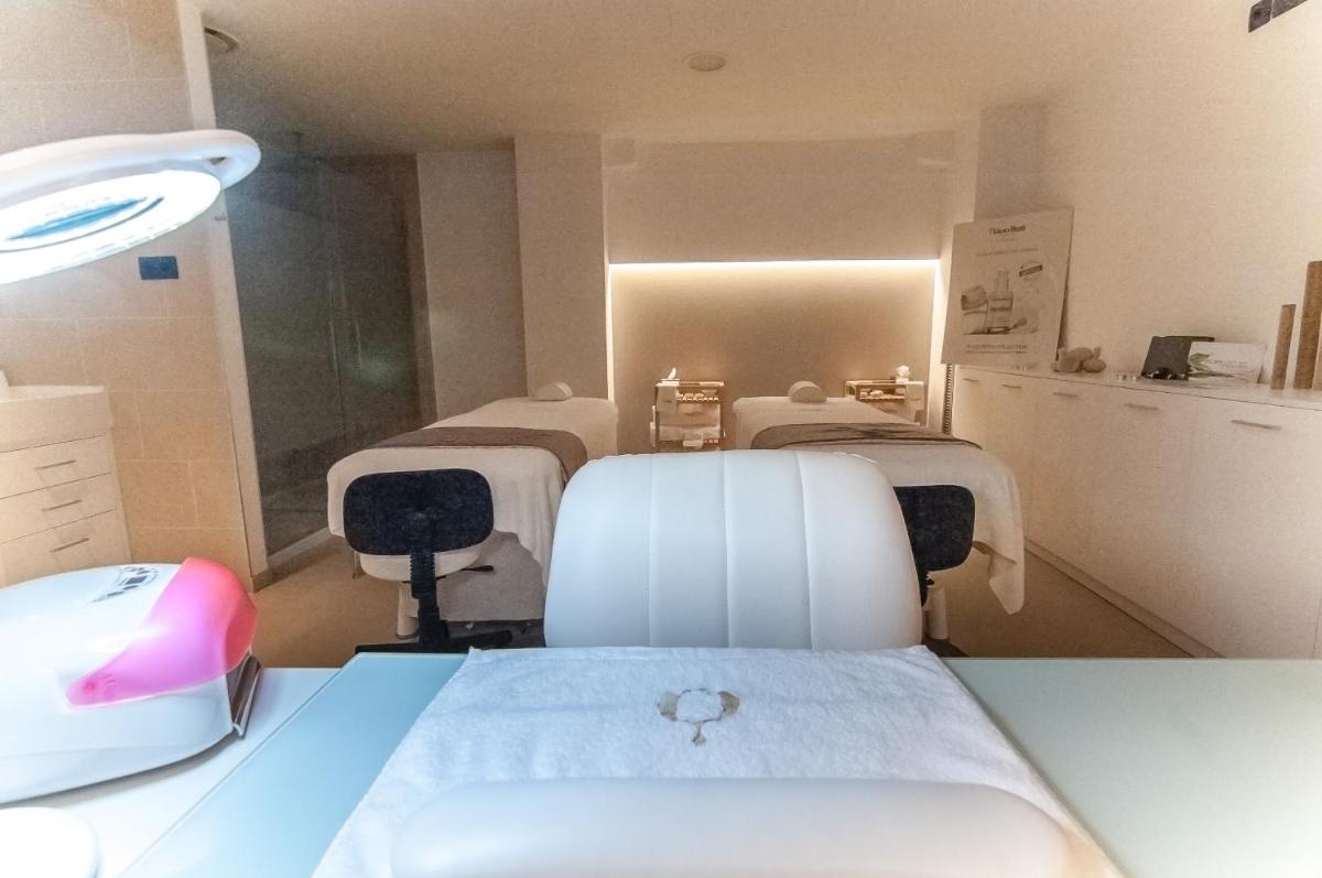 Cama o camas de una habitación en Hotel Sorli Emocions