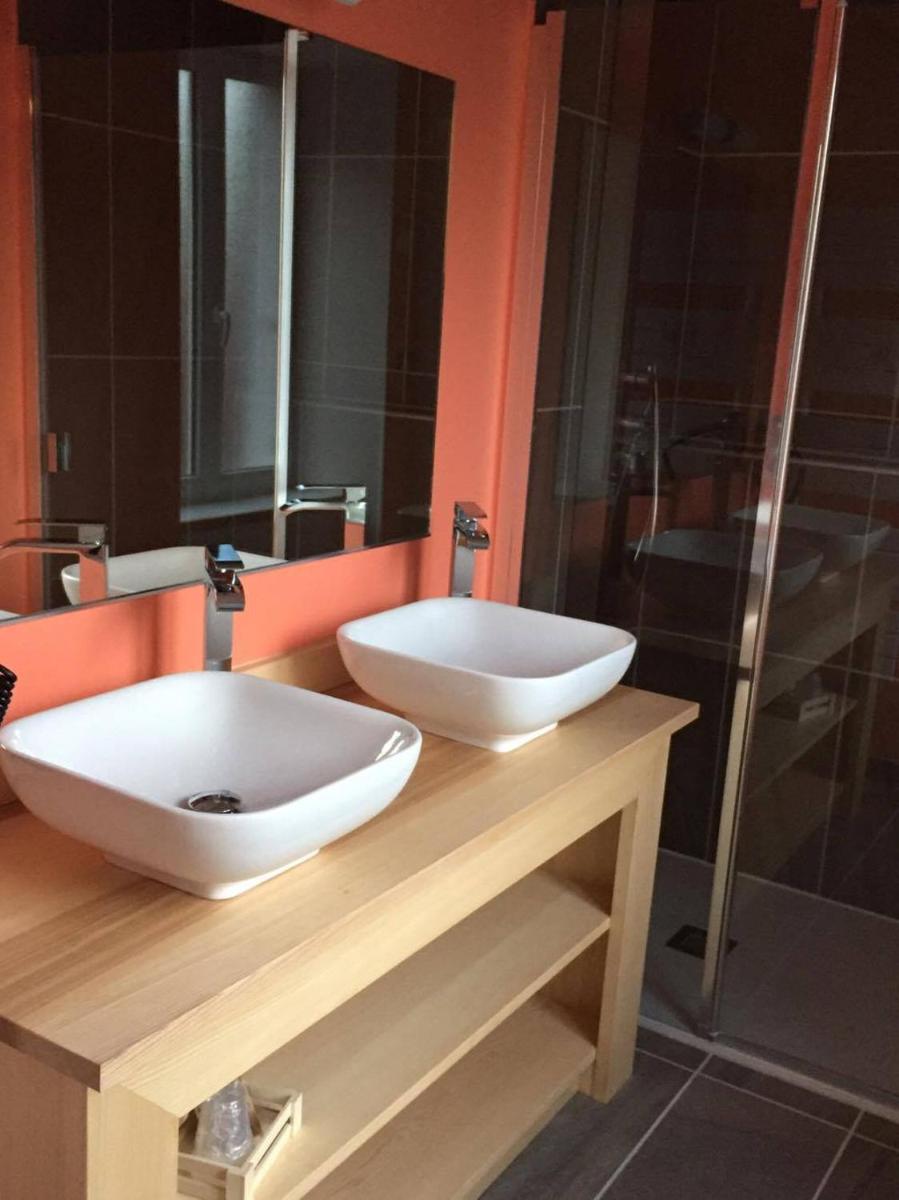 Salle de bains dans l'établissement Hôtel du Bout du Monde