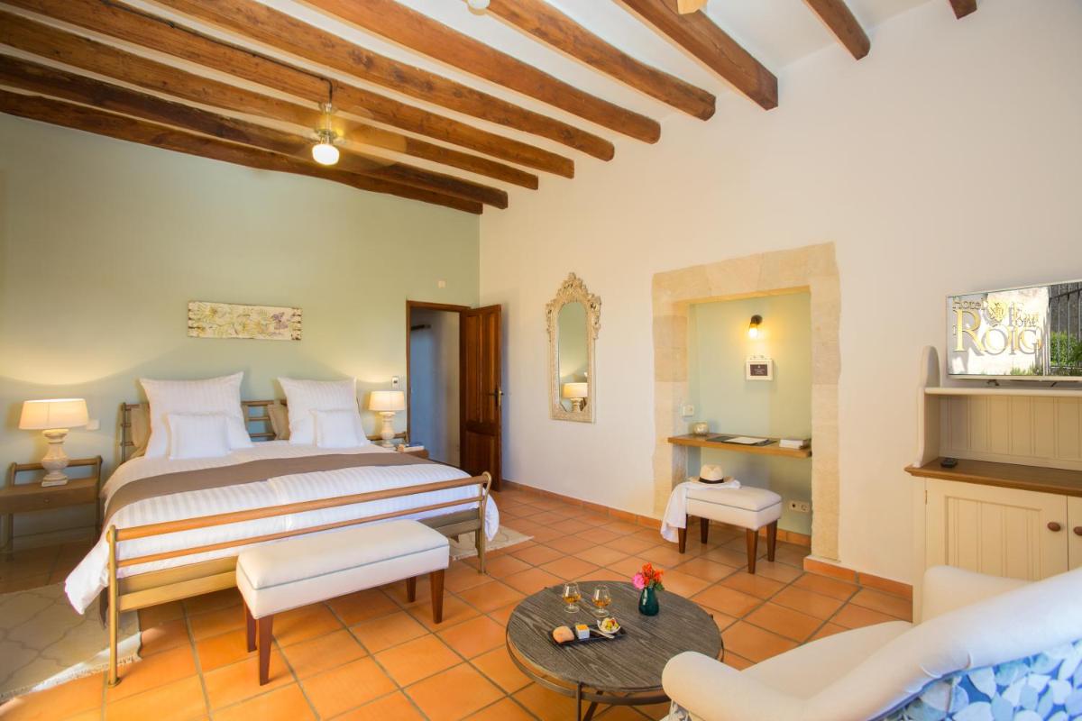 Cama o camas de una habitación en Casa Font i Roig