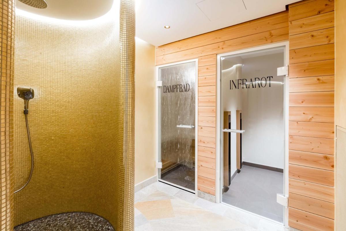 Ein Badezimmer in der Unterkunft Waldhaus Reinbek