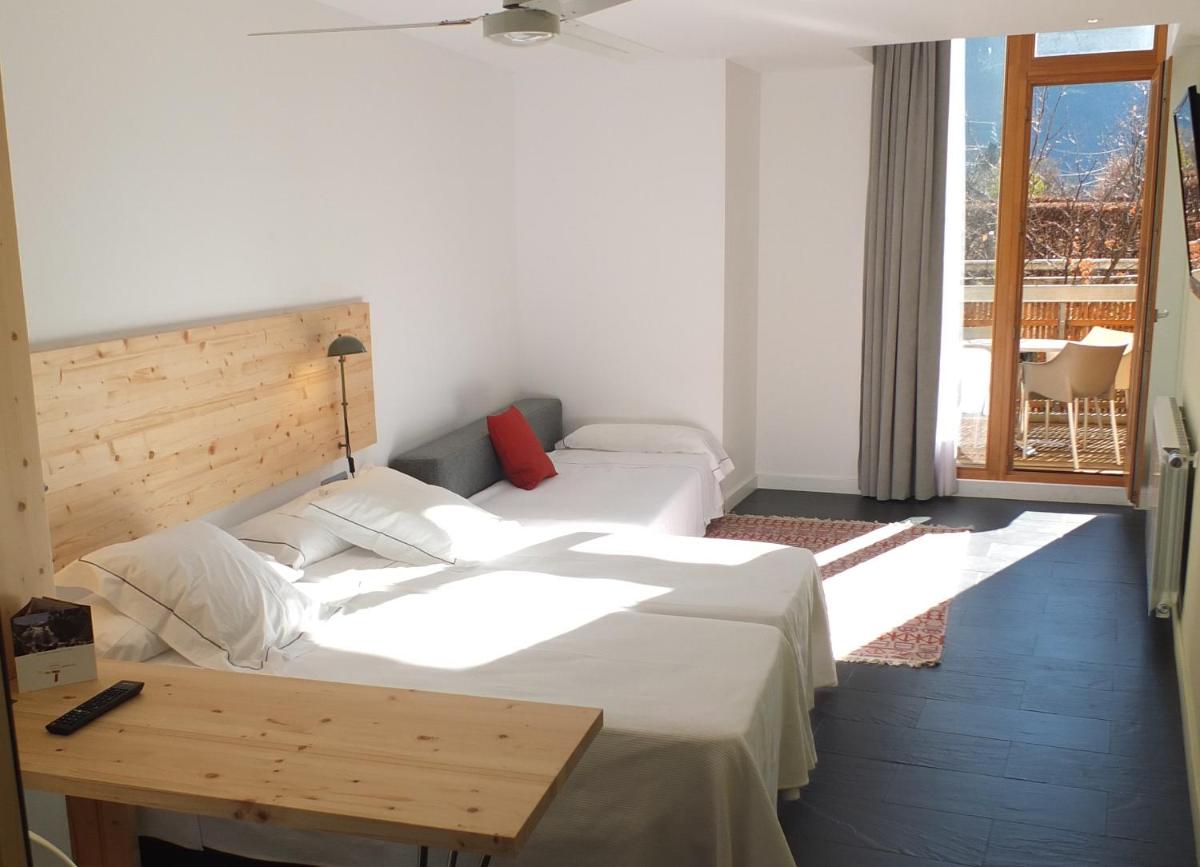 Cama o camas de una habitación en Tierra de Biescas
