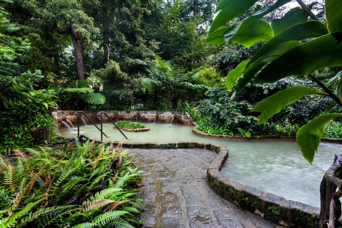 Um jardim no exterior de Terra Nostra Garden Hotel