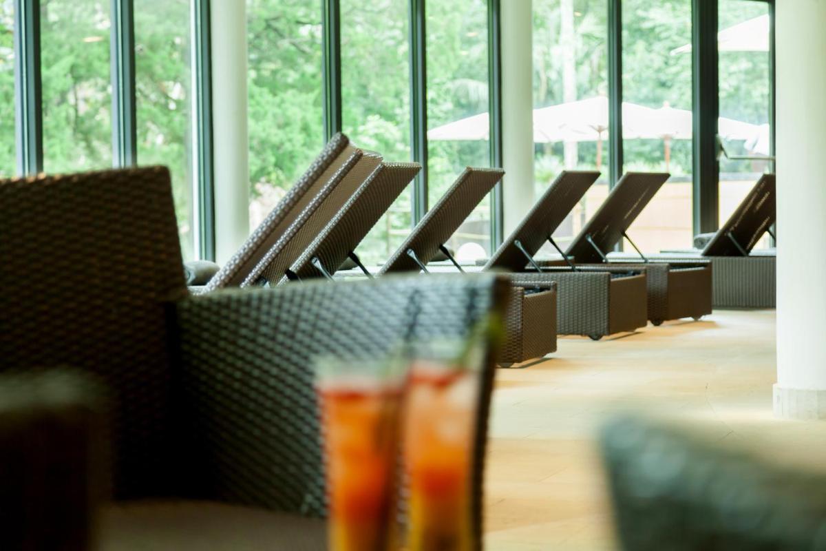 Uma área de estar em Terra Nostra Garden Hotel
