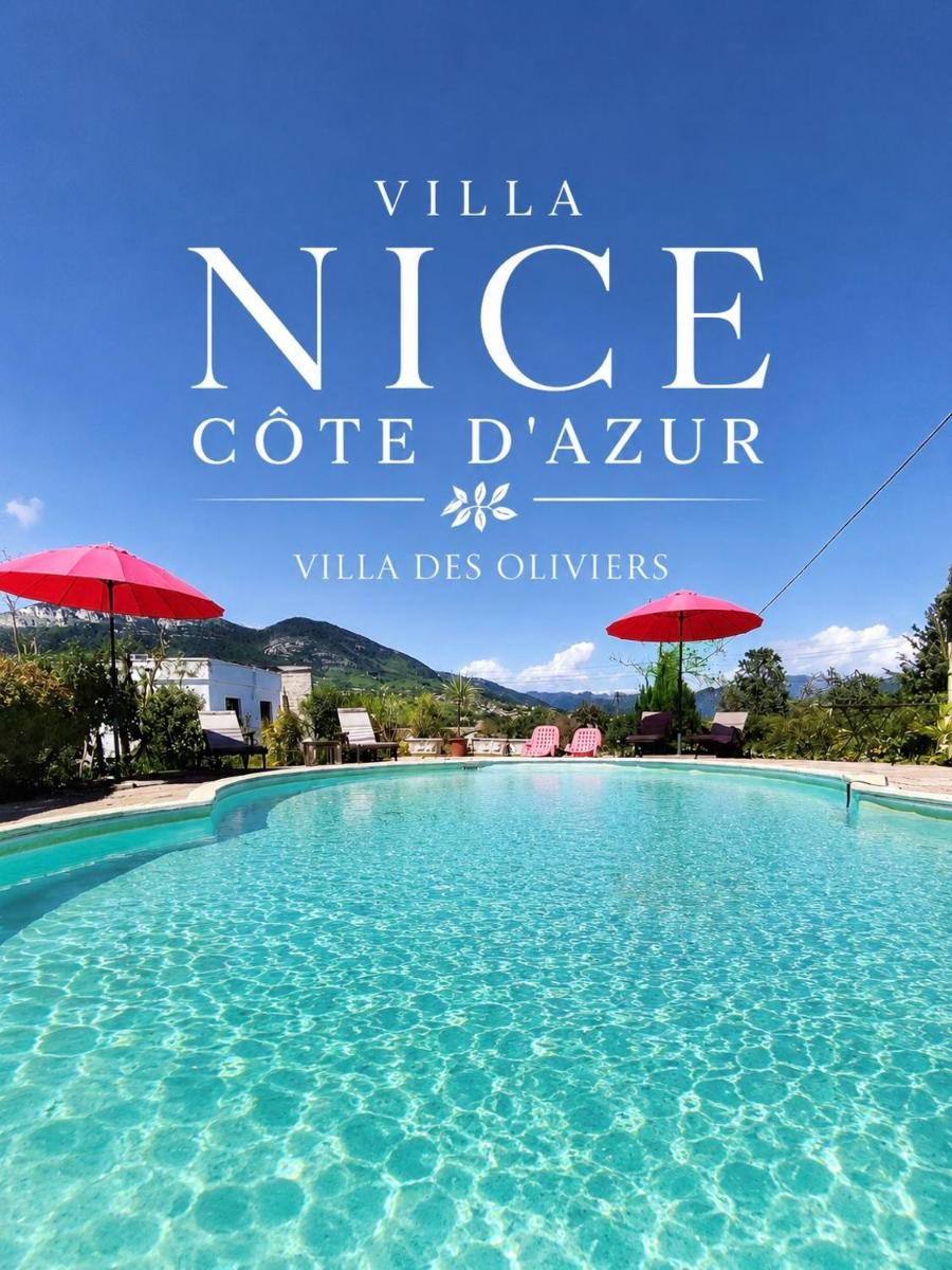 Villa Nice Côte d'Azur piscine privée rez de chaussée - Housity