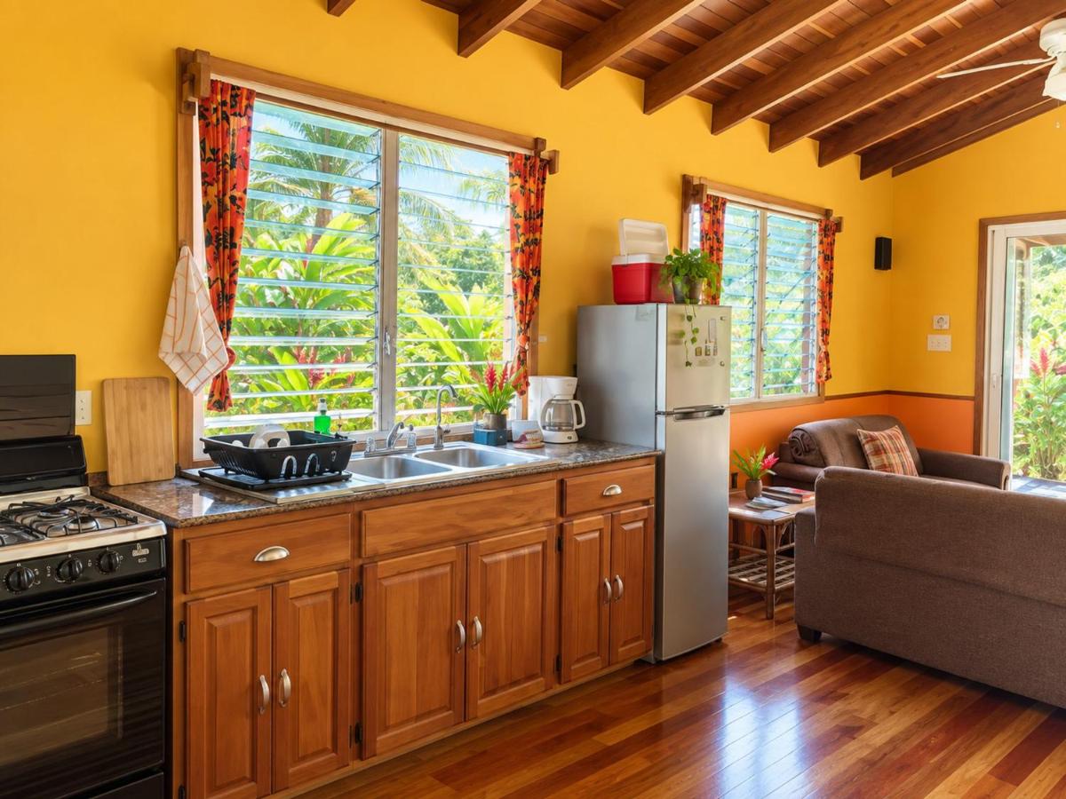 Fully equipped 2 bedroom tree top cottage, with large balcony in private garden - Housity