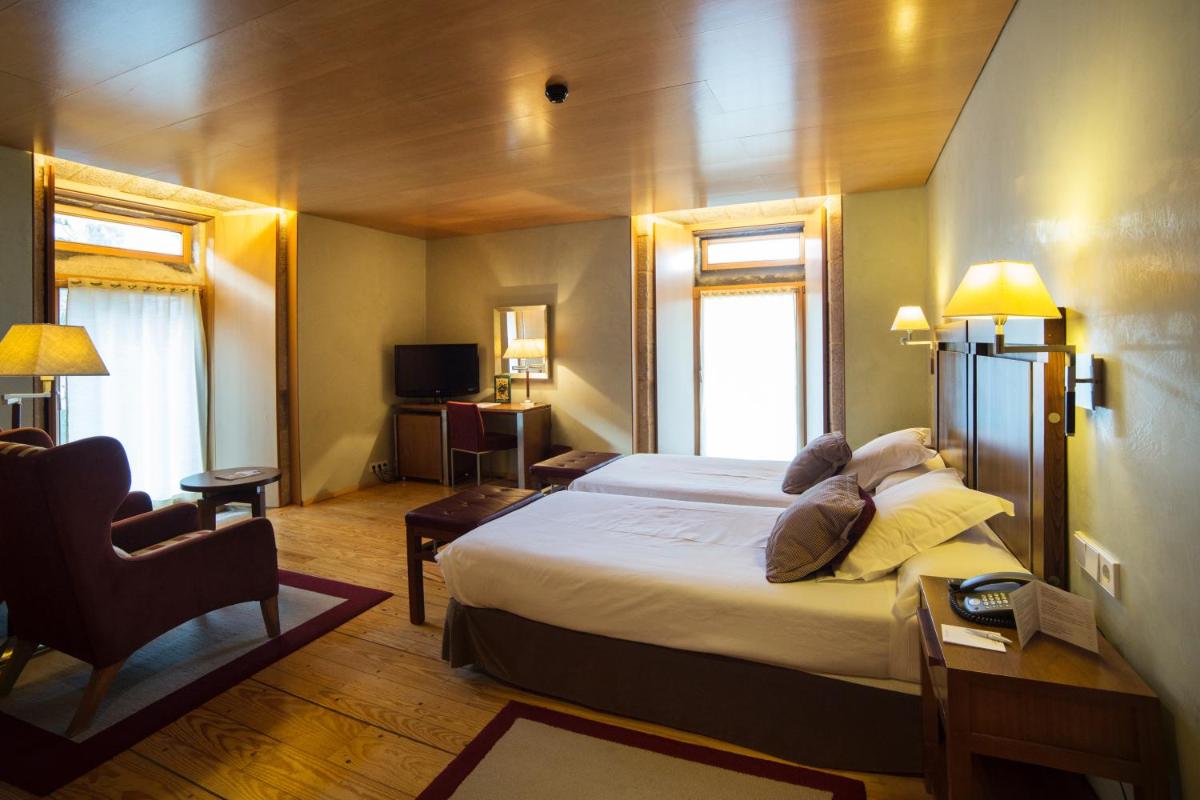Cama o camas de una habitación en Parador de Santo Estevo