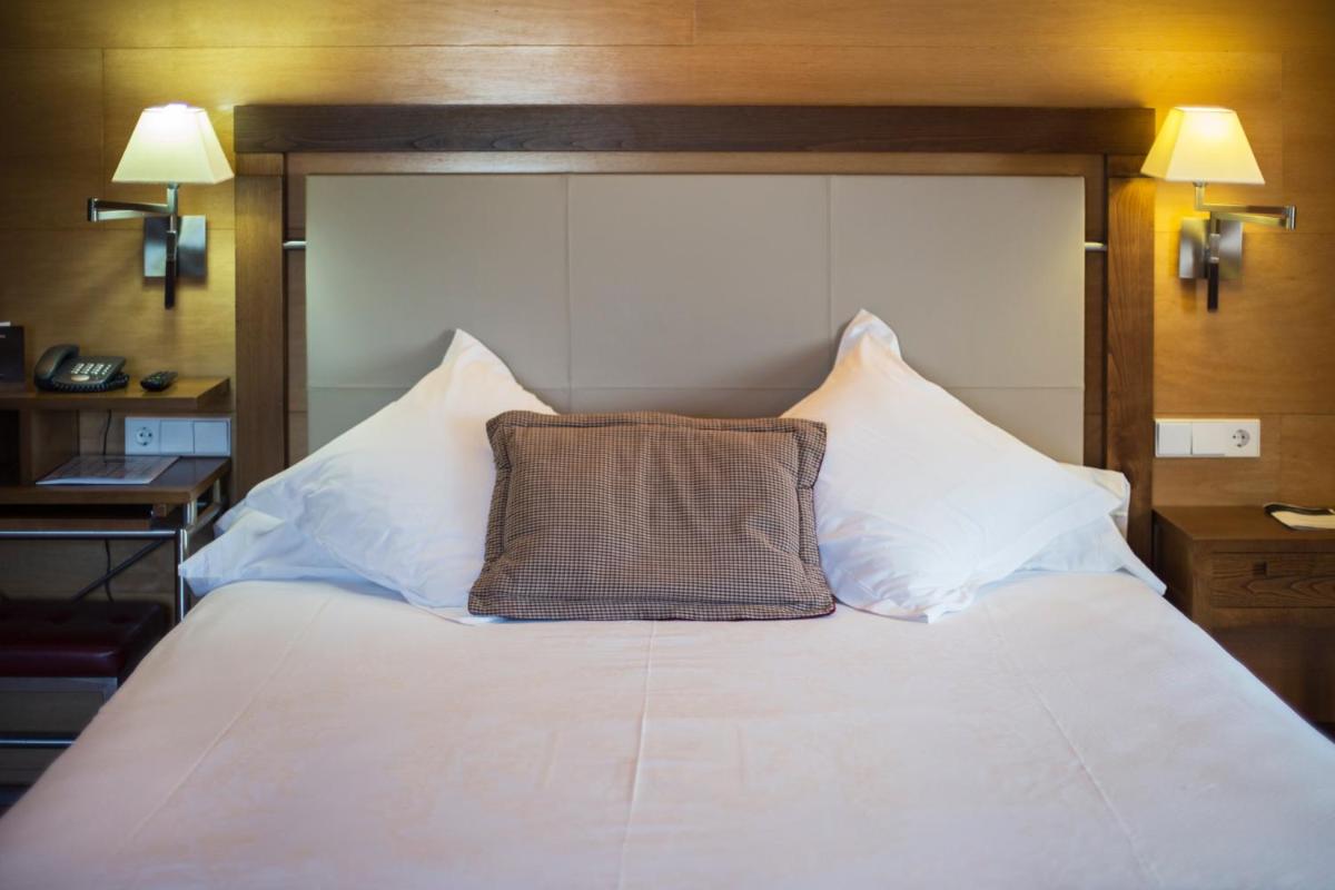 Cama o camas de una habitación en Parador de Santo Estevo
