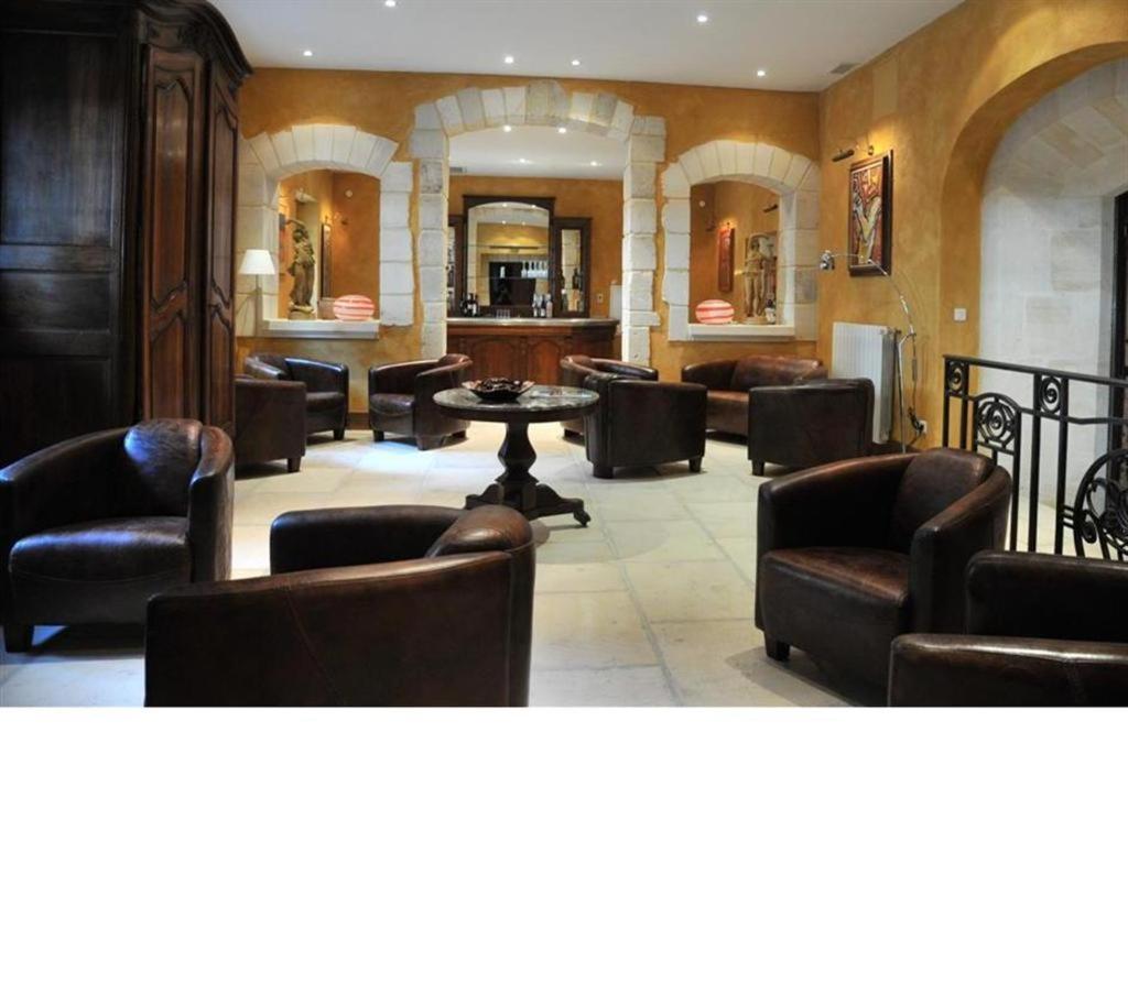Coin salon dans l'établissement Domaine du Grand Malherbes