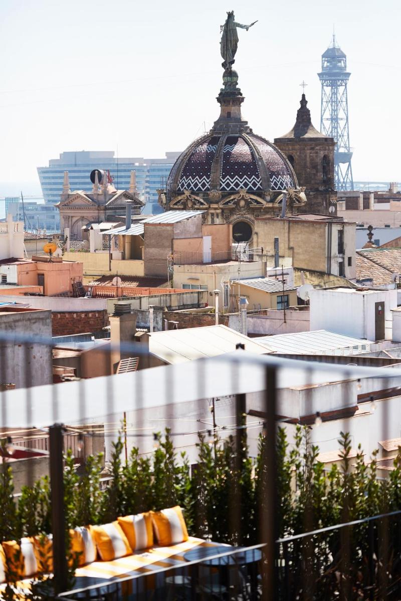 Vista general de Barcelona o vista desde el hotel