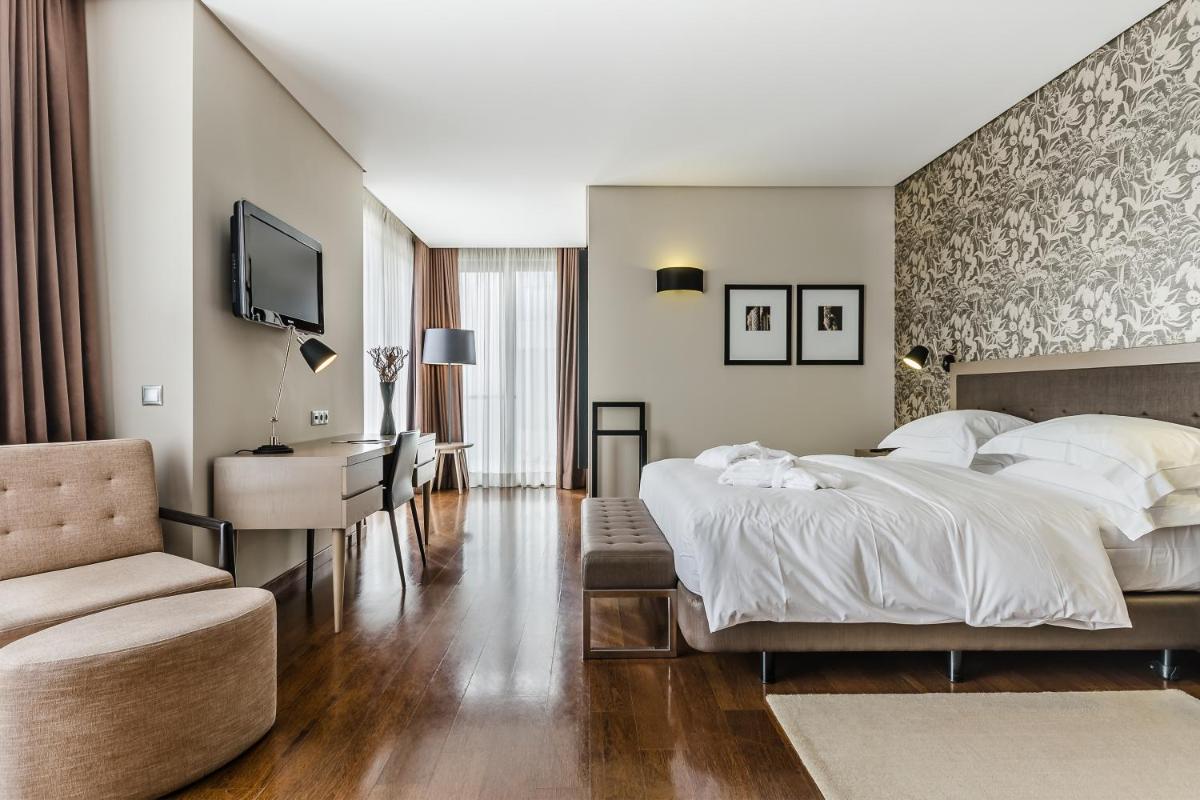 Uma cama ou camas num quarto em Hotel Villa Batalha