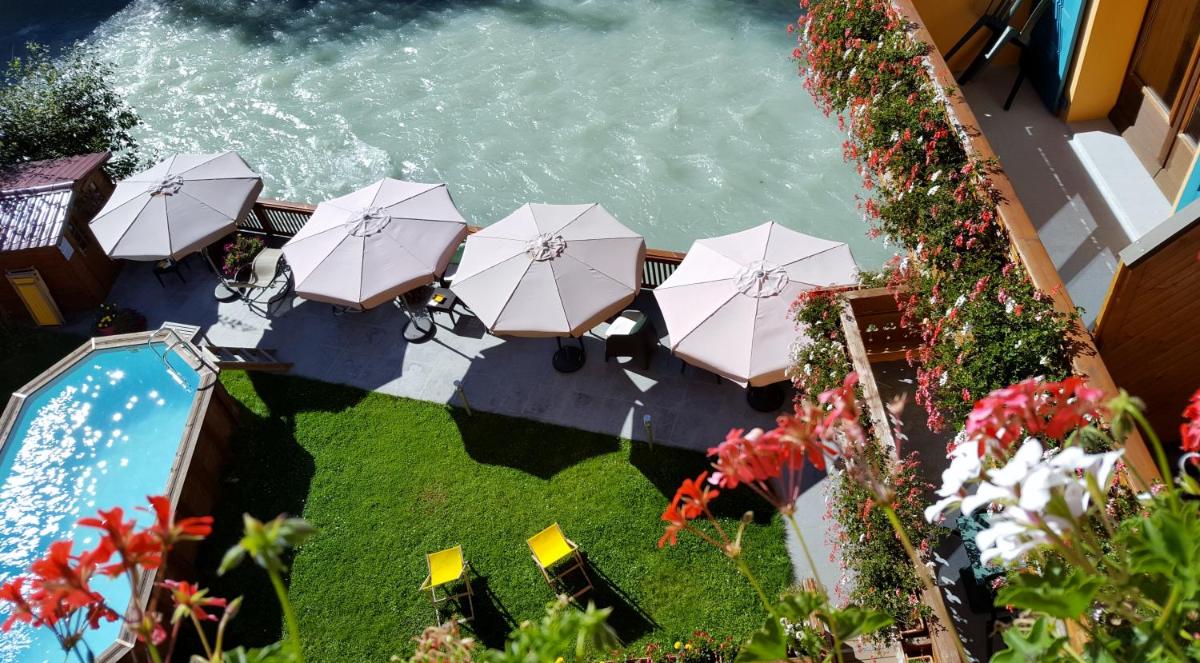 Jardin de l'établissement Hôtel Lyret
