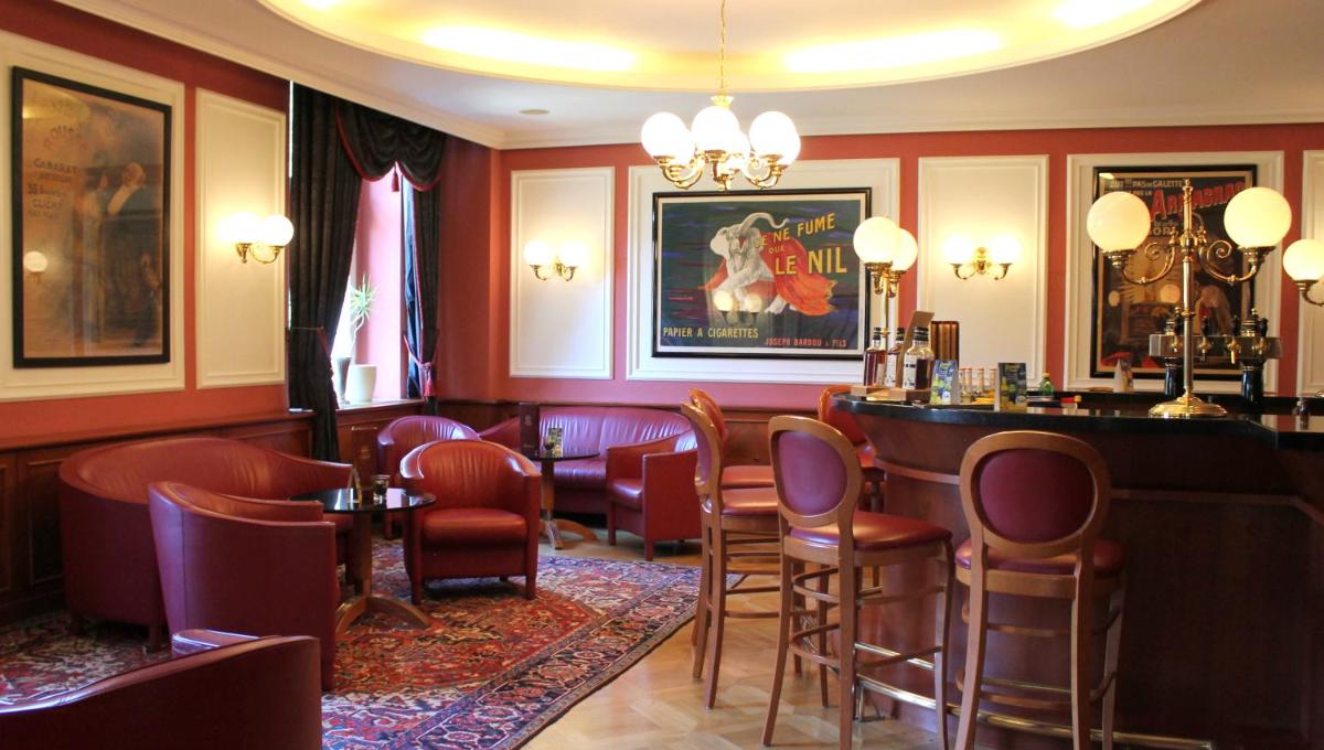 Ein Sitzbereich in der Unterkunft Usedom Palace