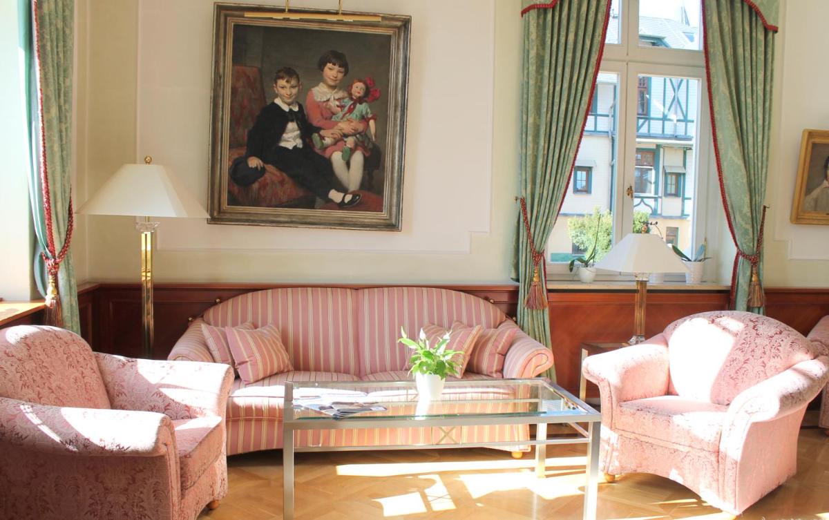 Ein Sitzbereich in der Unterkunft Usedom Palace