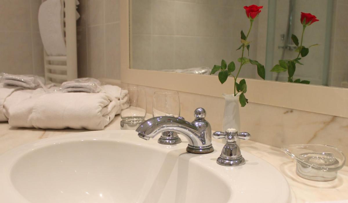 Ein Badezimmer in der Unterkunft Usedom Palace