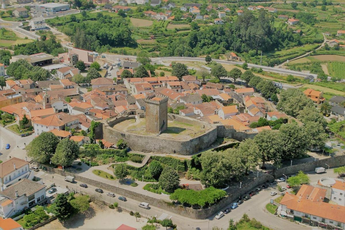Uma vista aérea de Monte Prado Hotel & Spa