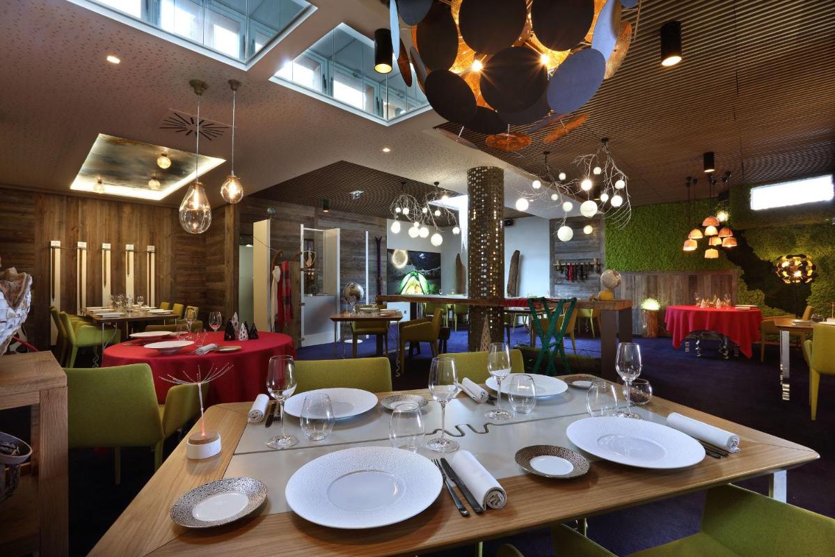 Restaurant ou autre lieu de restauration dans l'établissement Hotel Pashmina Le Refuge