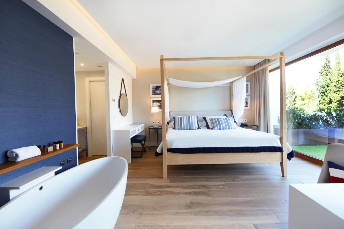 Cama o camas de una habitación en Hotel Son Caliu Spa Oasis