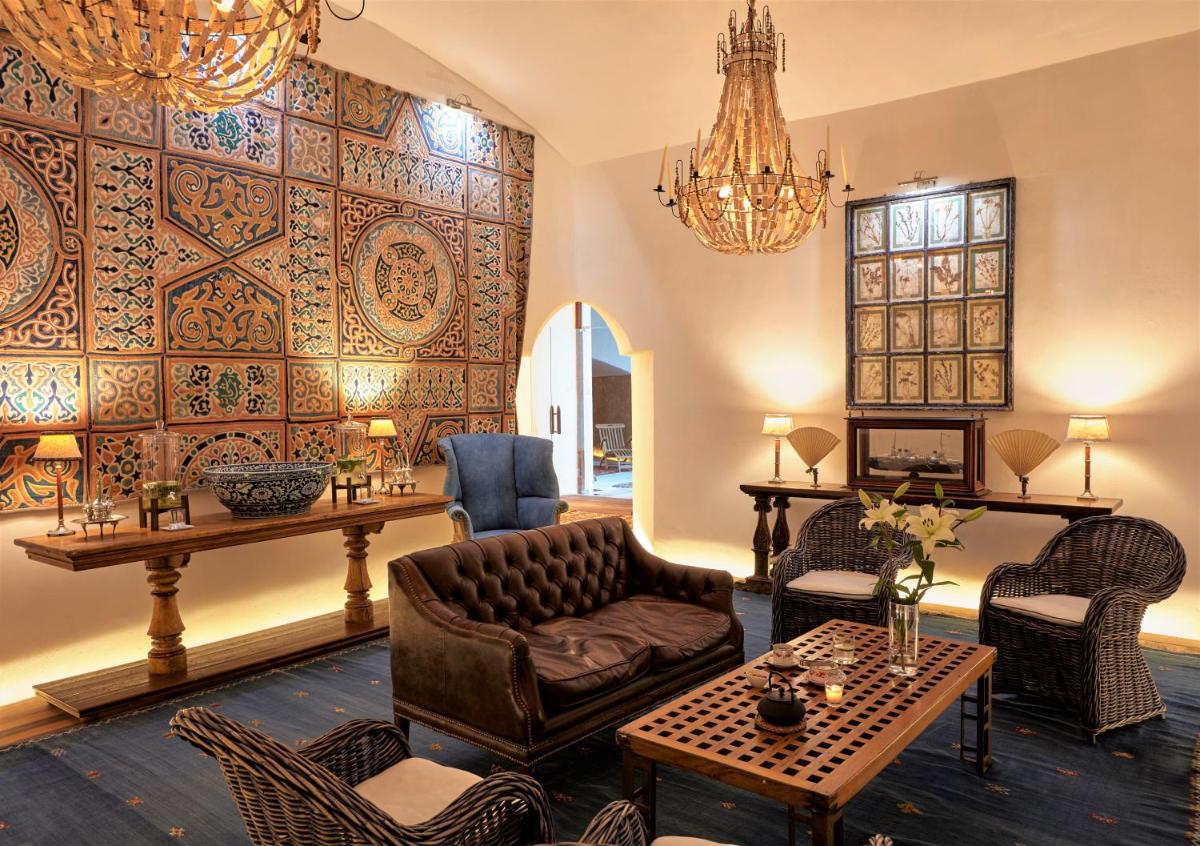Zona de estar de Cap Rocat, a Small Luxury Hotel of the World