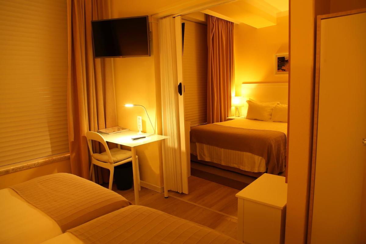 Uma cama ou camas num quarto em Promar - Eco Beach & Spa Hotel