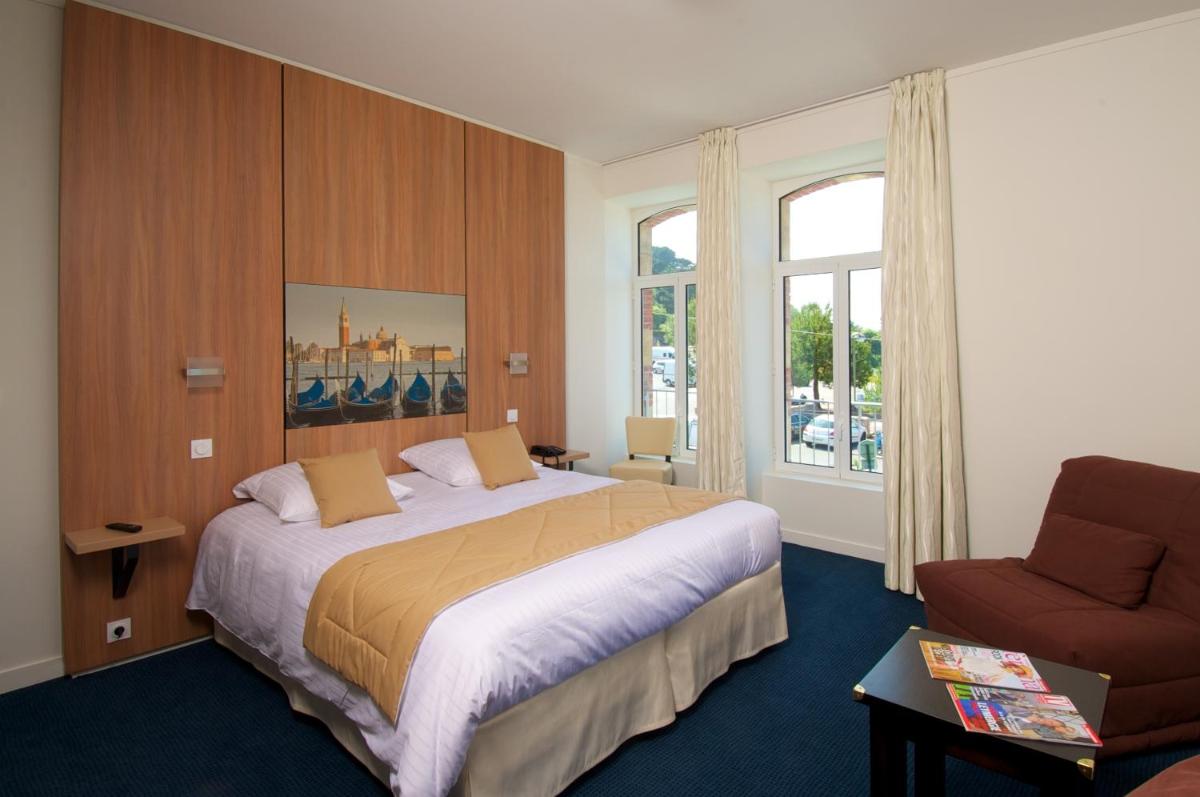 Un ou plusieurs lits dans un hébergement de l'établissement Best Western Plus Les Terrasses de Bréhat