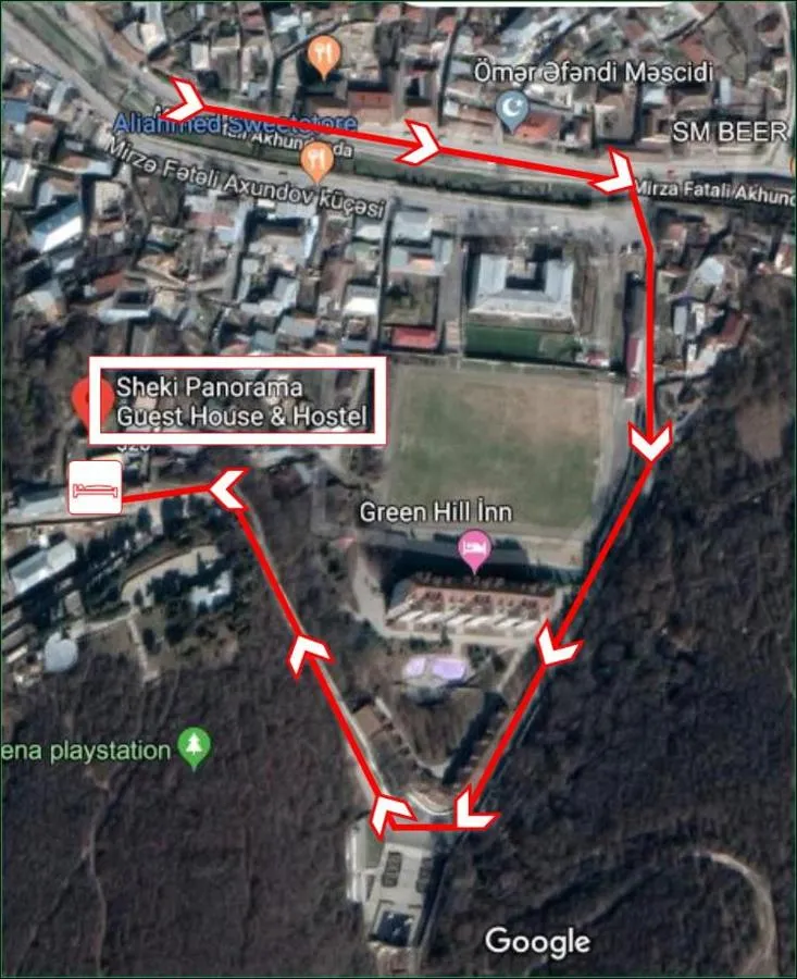 سهيكي بانوراما غويست هووسي - Sheki، أذربيجان