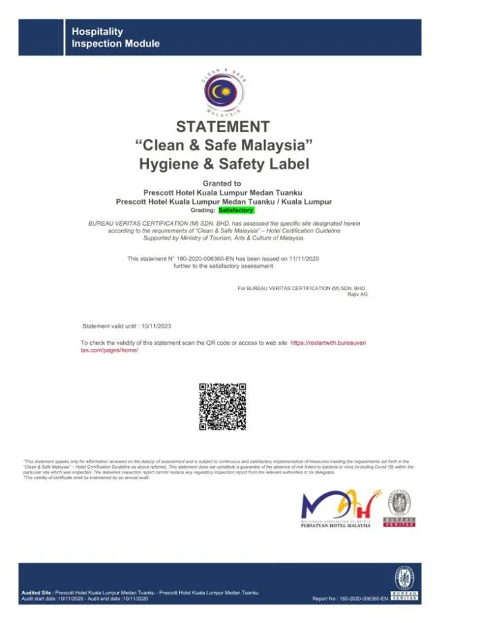 بريسسوتت هوتيل كوالا لومبور ميدان توانكو — صورة 2