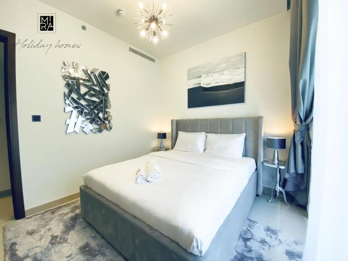 ⁨Mira Holiday Homes - Newly Furnished 1 bedroom in Creek Vista Tower B Sobha Hartland⁩ — صورة 14