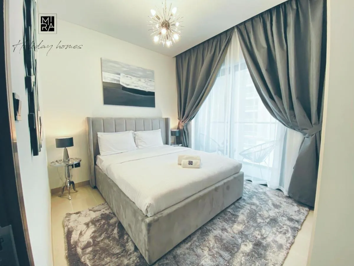 ⁨Mira Holiday Homes - Newly Furnished 1 bedroom in Creek Vista Tower B Sobha Hartland⁩ — صورة 13
