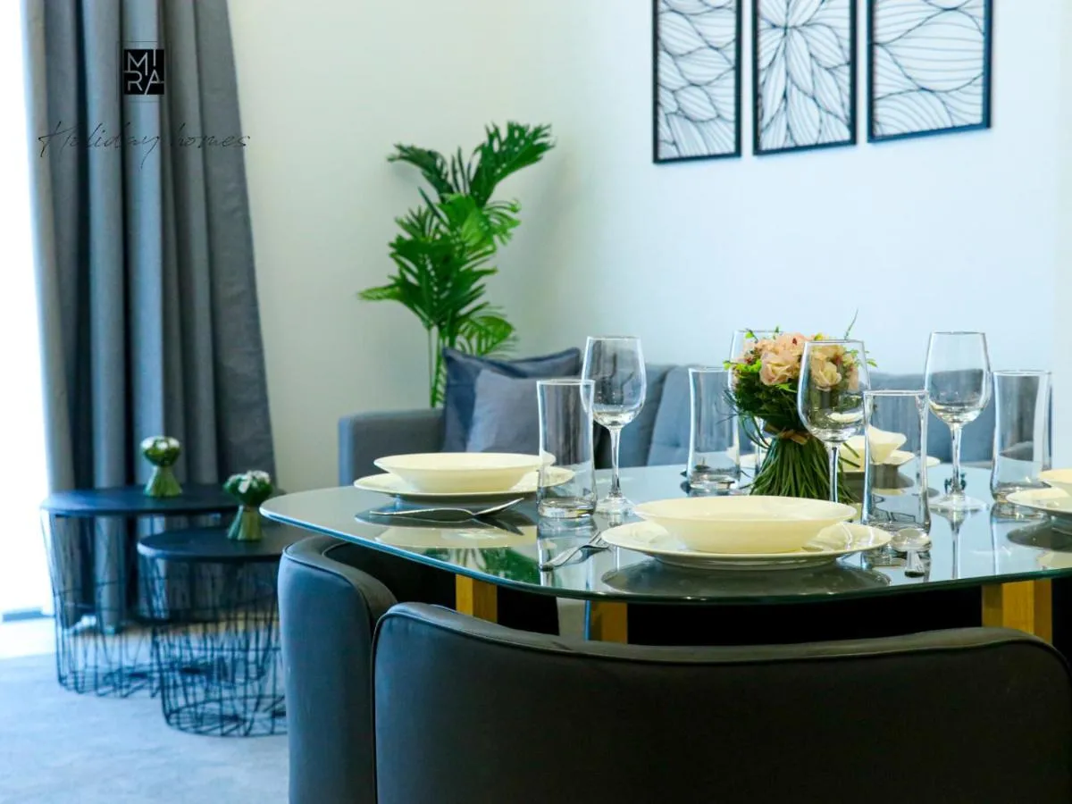 ⁨Mira Holiday Homes - Newly Furnished 1 bedroom in Creek Vista Tower B Sobha Hartland⁩ — صورة 10