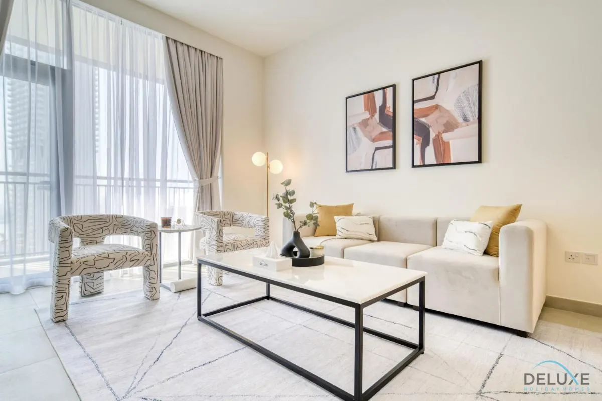 ⁨Peaceful 1BR at Creek Rise Tower 2 Dubai Creek Harbour by Deluxe Holiday Homes⁩ — صورة 9