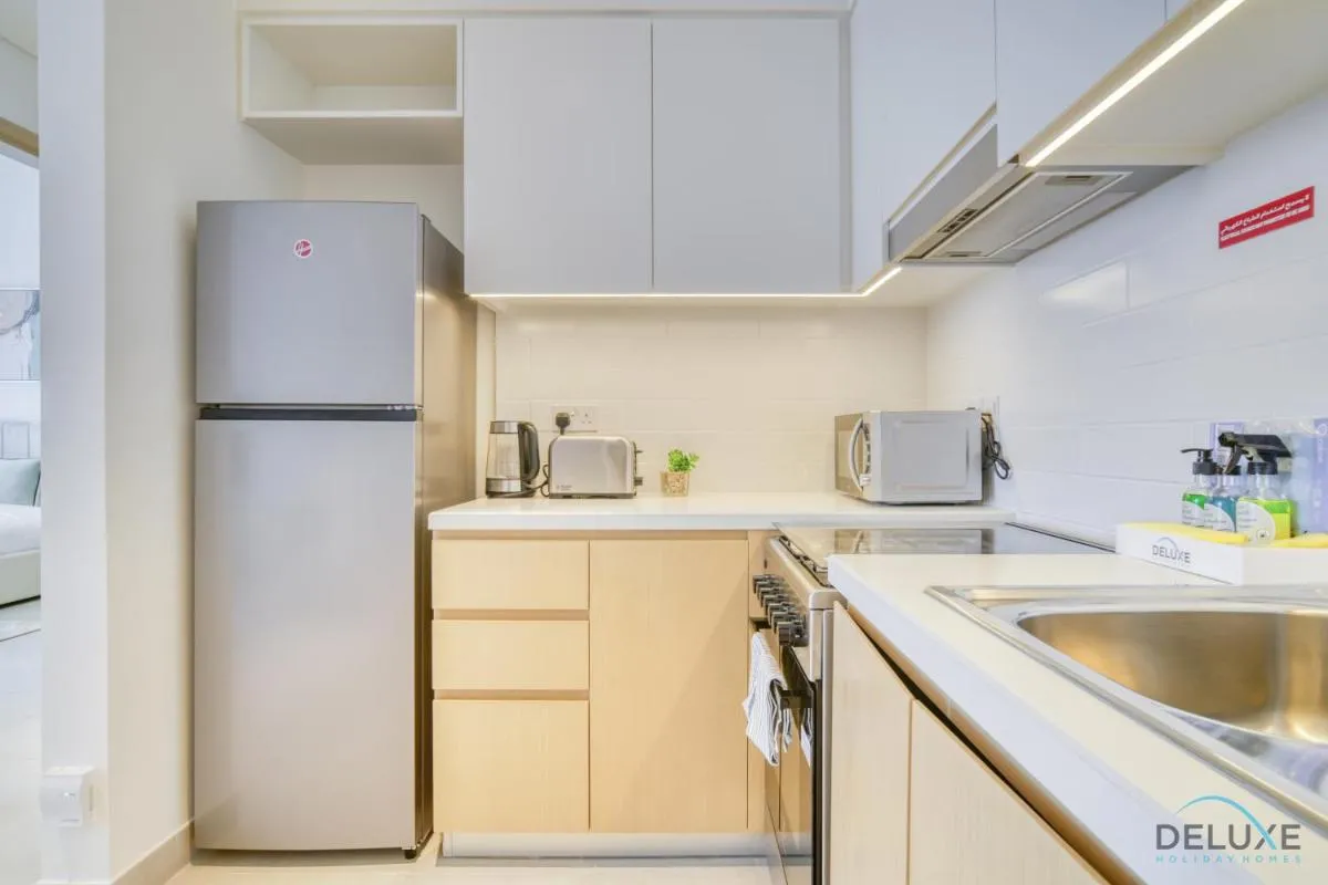 ⁨Peaceful 1BR at Creek Rise Tower 2 Dubai Creek Harbour by Deluxe Holiday Homes⁩ — صورة 19