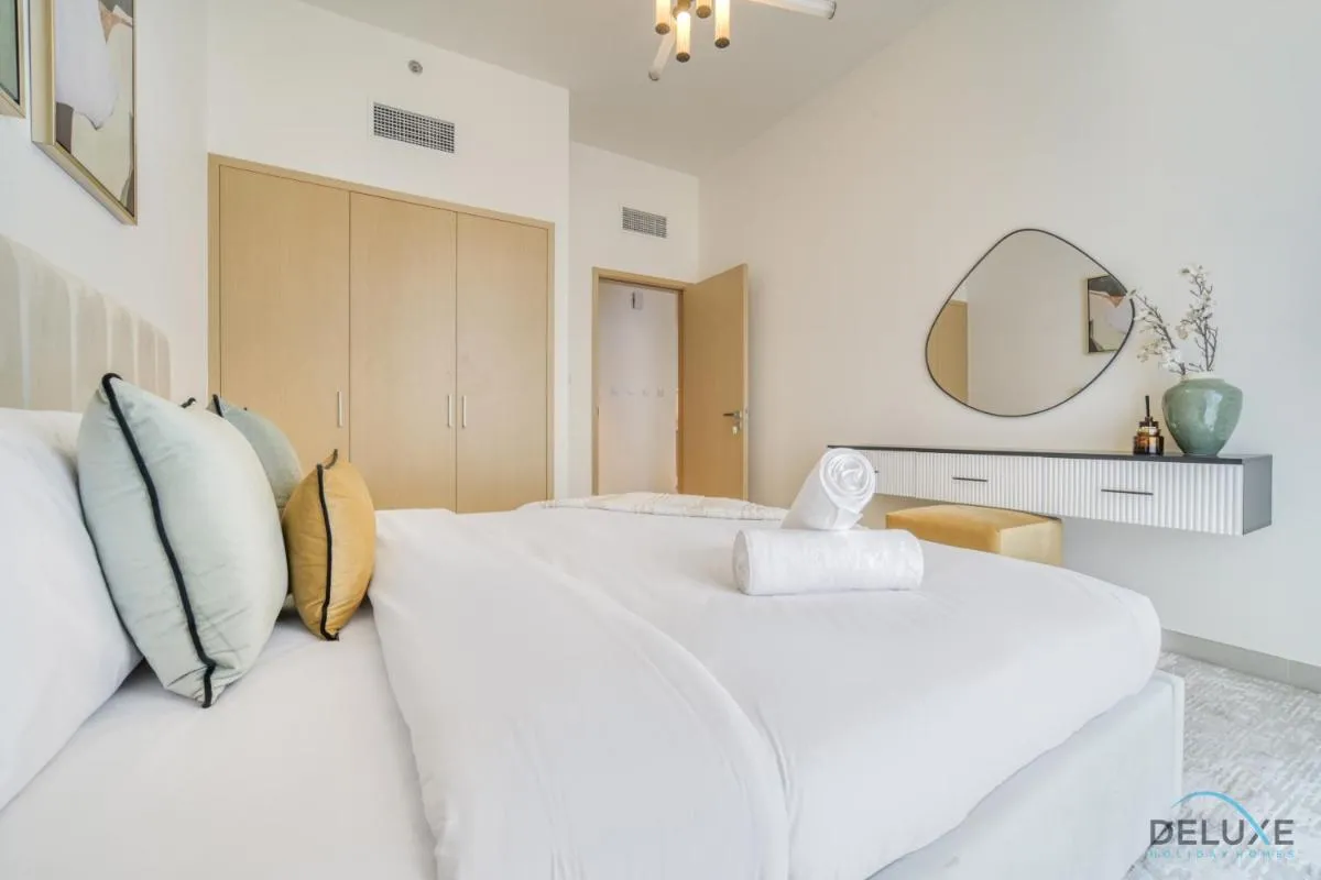 ⁨Peaceful 1BR at Creek Rise Tower 2 Dubai Creek Harbour by Deluxe Holiday Homes⁩ — صورة 27