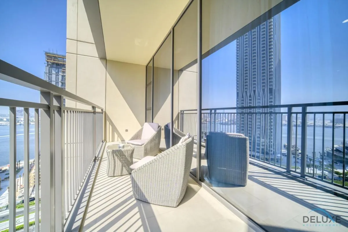 ⁨Peaceful 1BR at Creek Rise Tower 2 Dubai Creek Harbour by Deluxe Holiday Homes⁩ — صورة 5