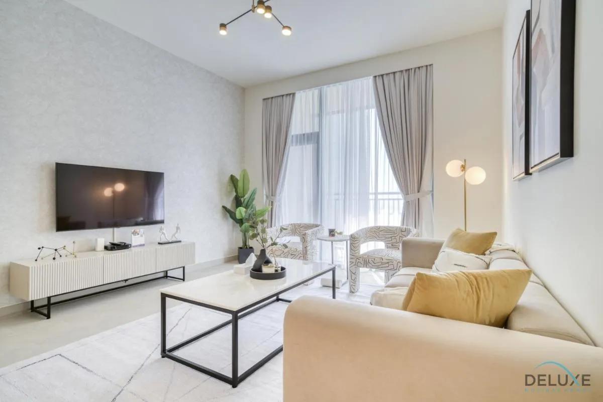 ⁨Peaceful 1BR at Creek Rise Tower 2 Dubai Creek Harbour by Deluxe Holiday Homes⁩ — صورة 10
