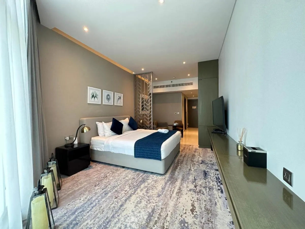 Business Bay Modern studio with a Canal view at DAMAC Maison Prive 1616 — صورة 4